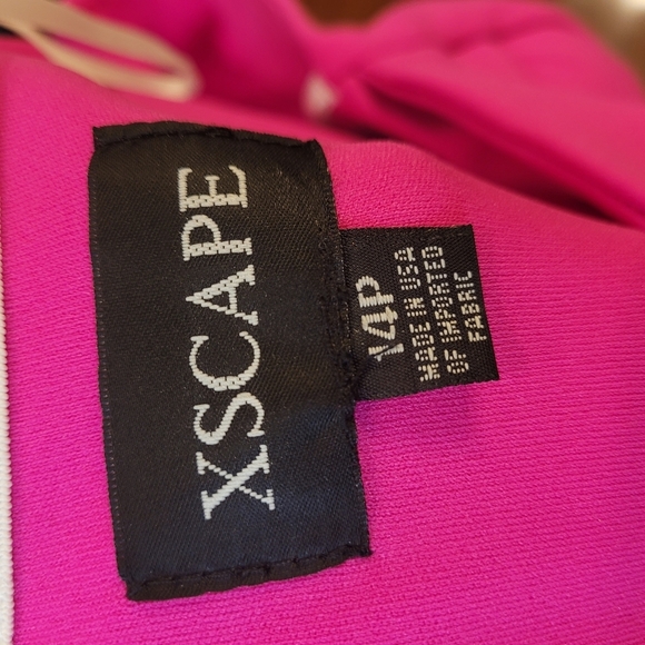 Xscape Women's Petite Evening Asymmetric Dress Size 14 - Picture 5 of 12